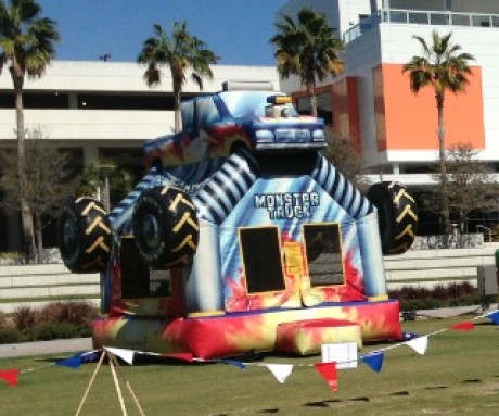 Rent the Monster Truck Bounce House