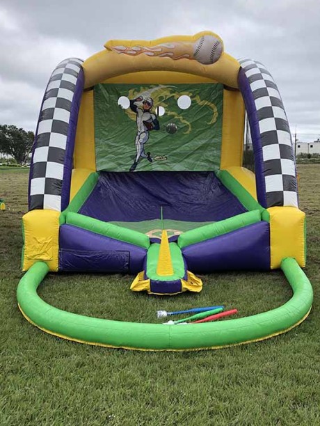Rent the inflatable t-ball game