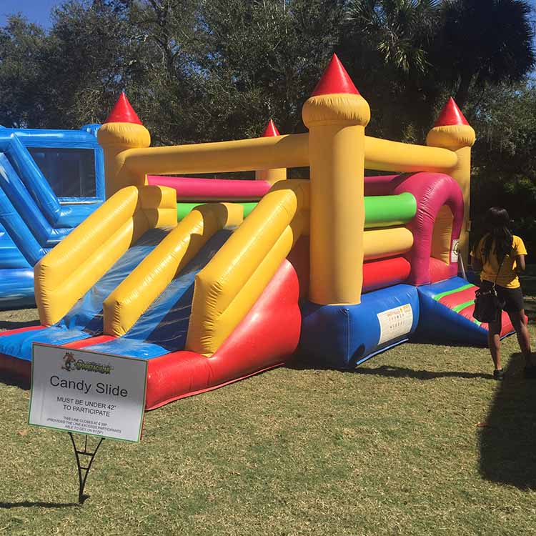 Candy Slide Bounce House & Obstacle Course