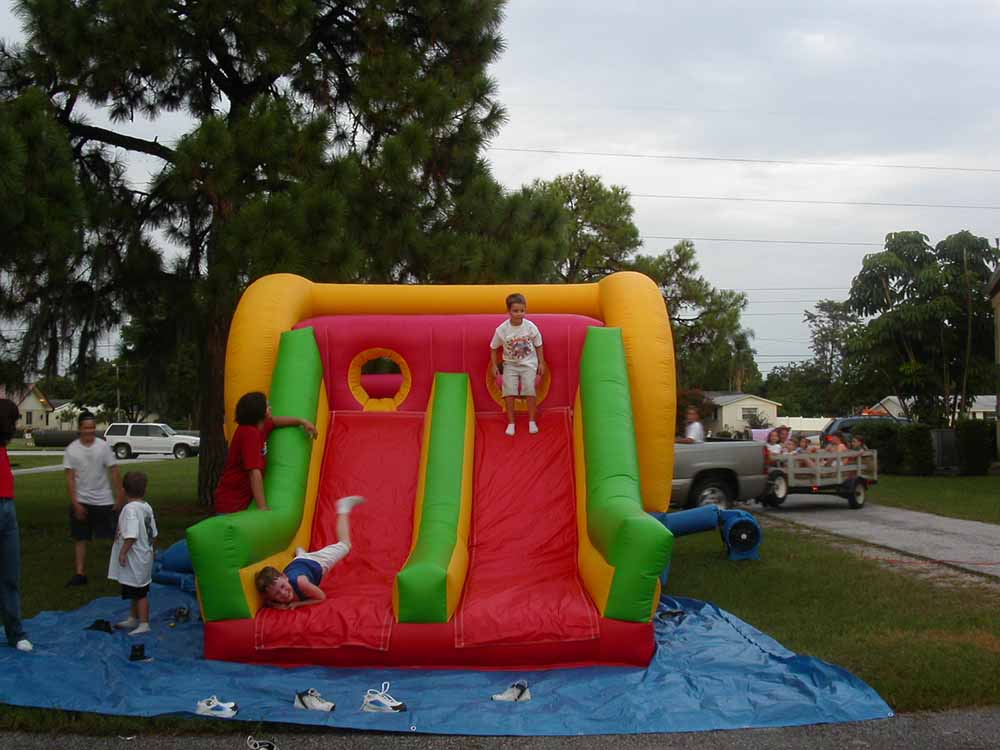 Double Giant Slide and Bouncer
