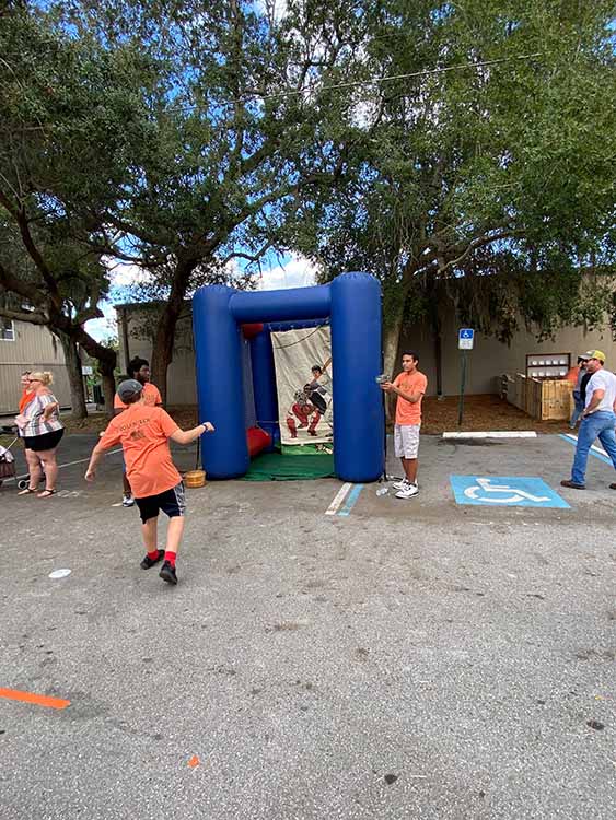 Inflatable Speed Pitch Game