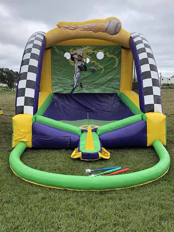 Inflatable T-Ball Game - A Real Space Saver!