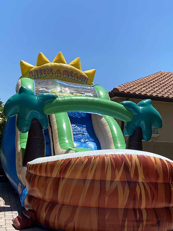 mega blue crush water slide 4