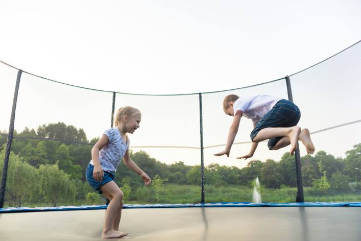 Jumping on a Trampoline