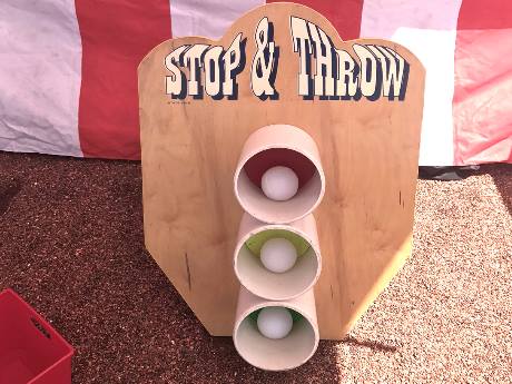 Stop and Throw Carnival Game Rental
