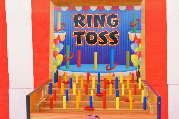 Tabletop Ring Toss Game | Ring Toss Rental | Indoor Carnival Games