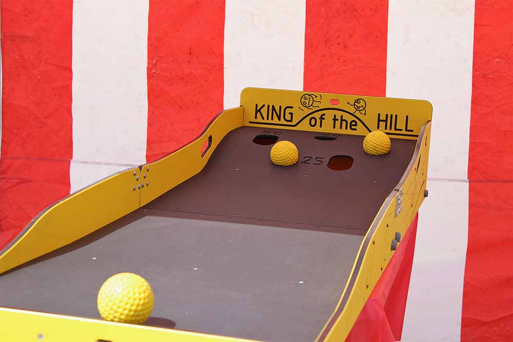 King of the Hill Game Rental, Tabletop Games