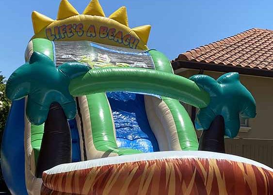 Lifes a Beach Water Slide Rental | Florida Inflatable Slide Rentals