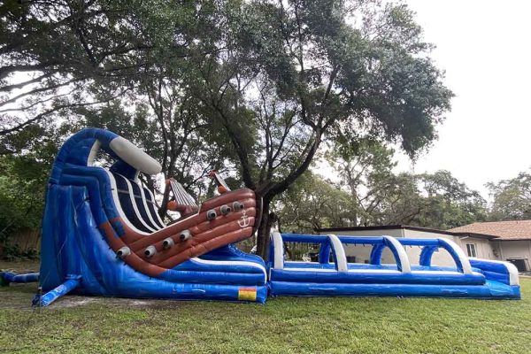 Pirate Lagoon Inflatable Water Slide | Inflatable Rental | AirFun Games