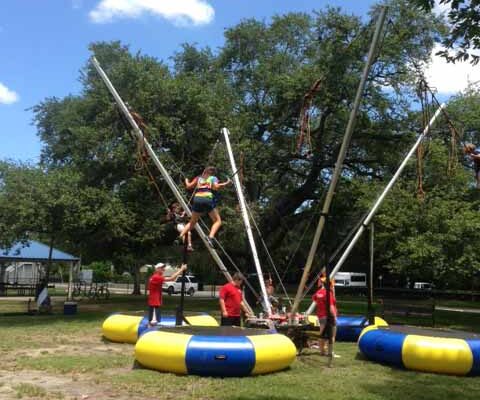 Quad Power Jumper | Bungee Trampoline Rentals | Thrill Rides