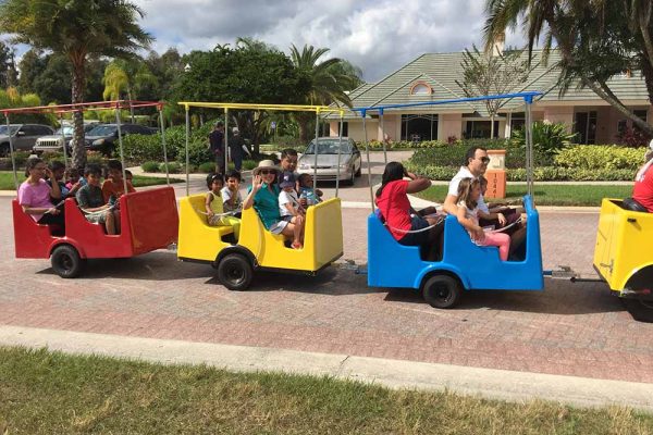 Rent the Kiddie Trackless Train 8