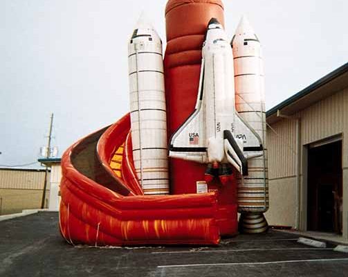 Space Shuttle Turbo Slide Rental 7