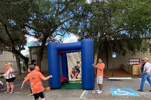 Inflatable Speed Pitch Game