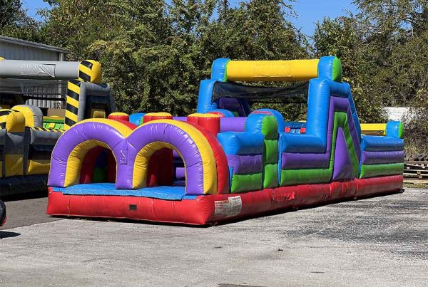 Candy Crush Inflatable Obstacle Course | Bouncy Obstacles