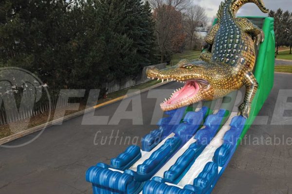 King Croc Inflatable Slide Rental, Thrilling Slides For Parties!
