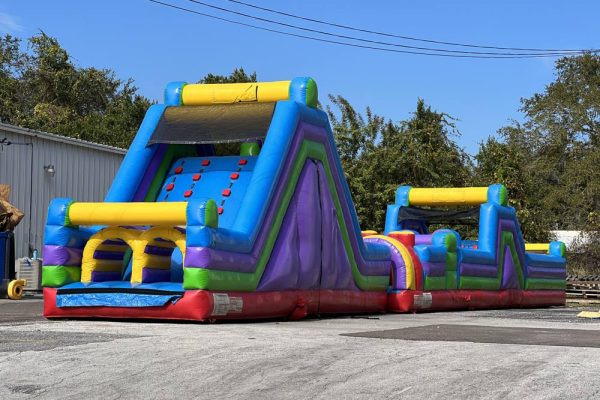 70 Foot Obstacle Course Rental | Big Inflatable Obstacle Courses