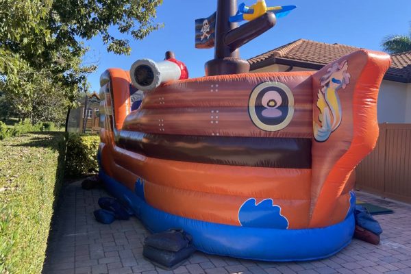 pirate ship bounce house