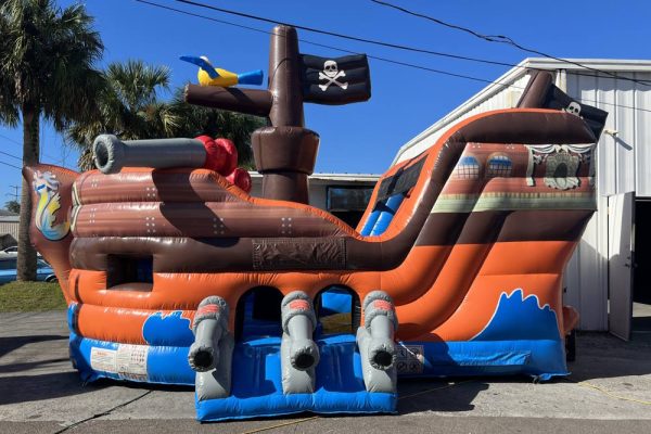 pirate themed bounce house